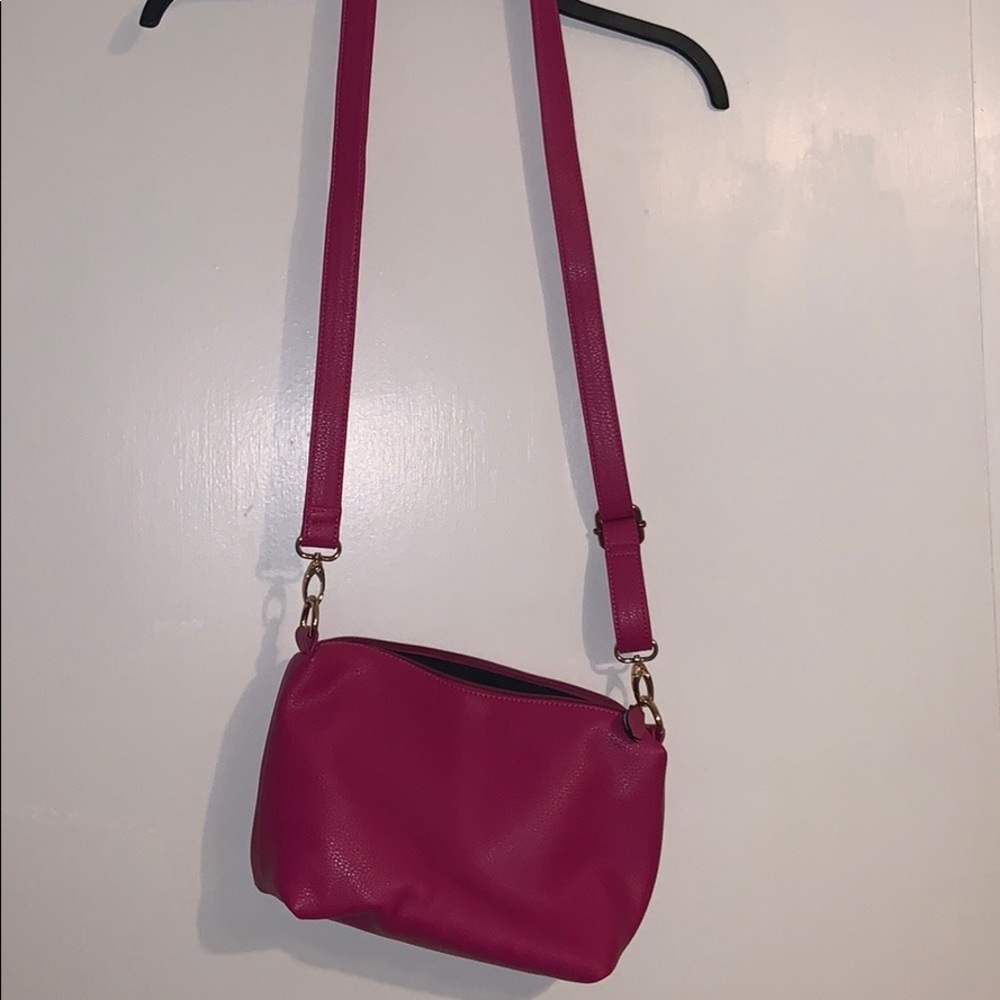 Hot Pink crossbody purse